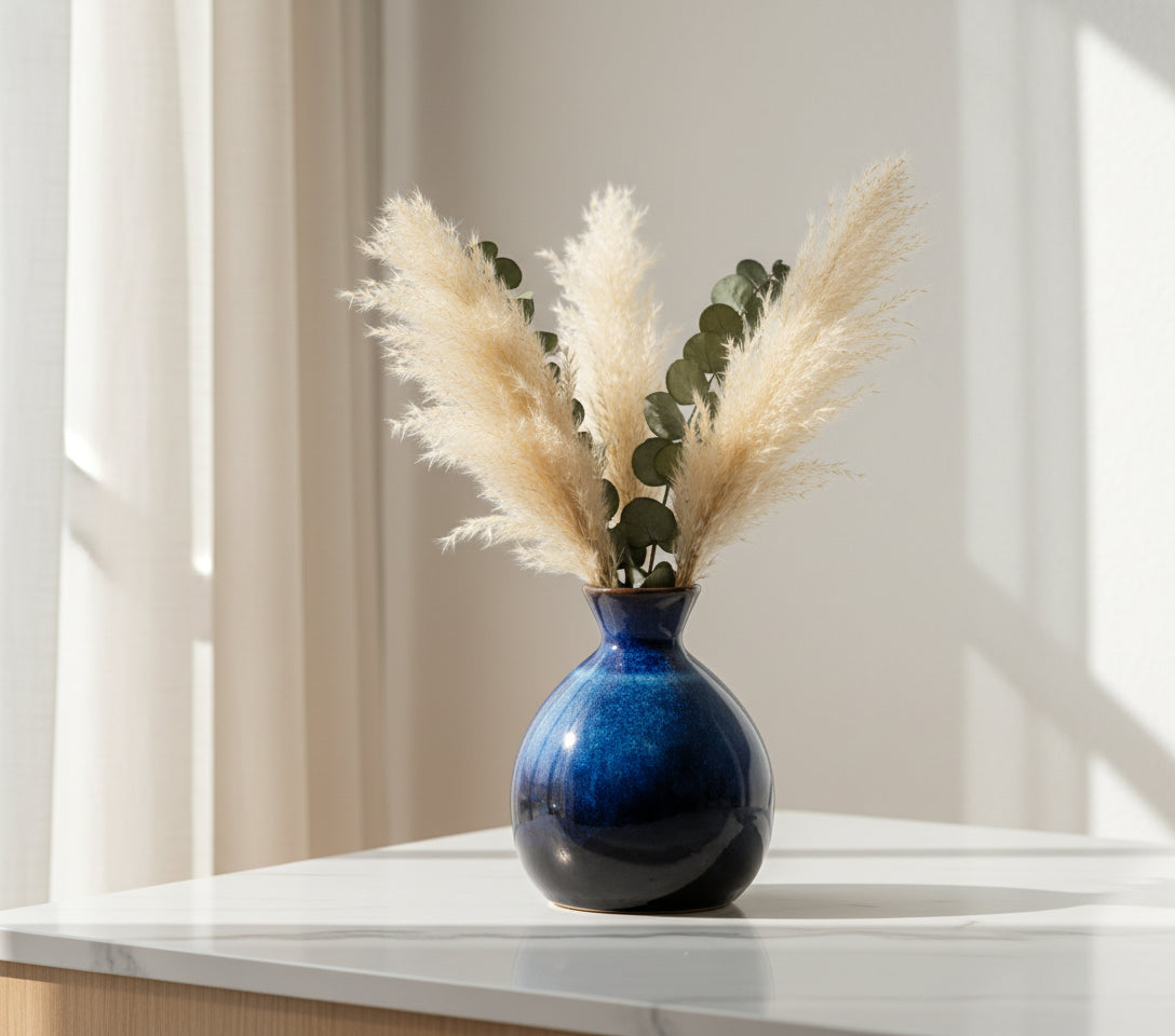 Sora — Deep Blue Ceramic Sake Set