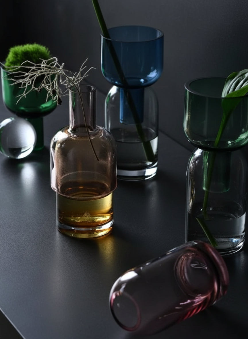 Solei — Stained Glass Art Flower Vase