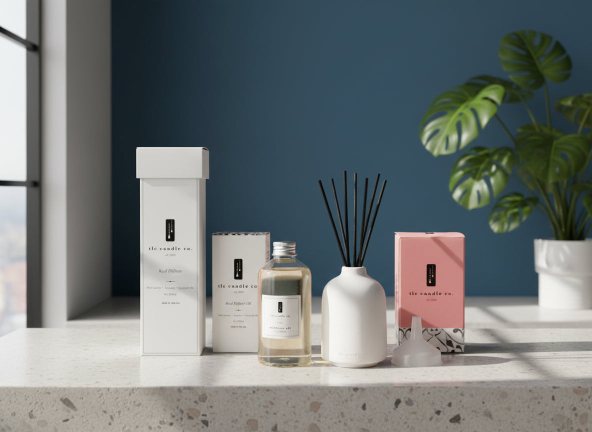 Pomme Cider — Warm Apple & Spice Luxury Reed Diffuser