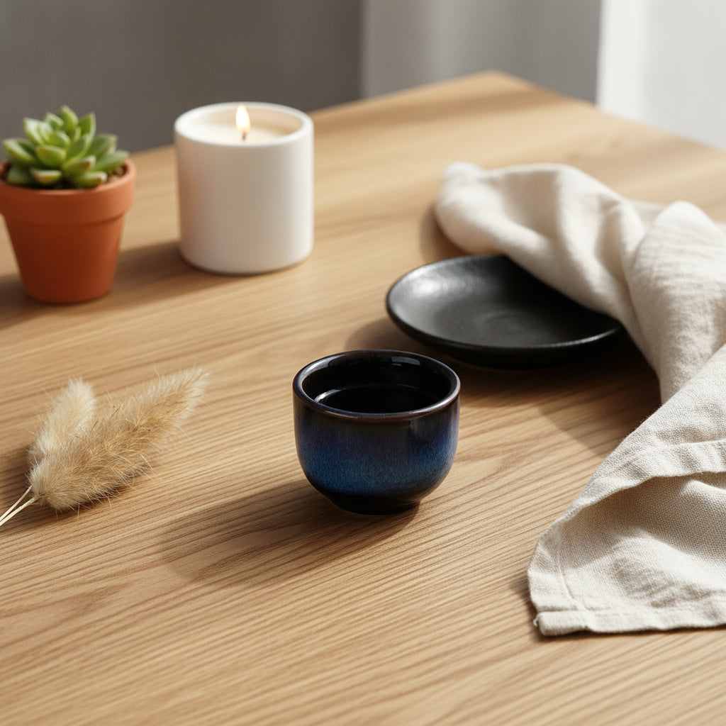 Sora — Deep Blue Ceramic Sake Set