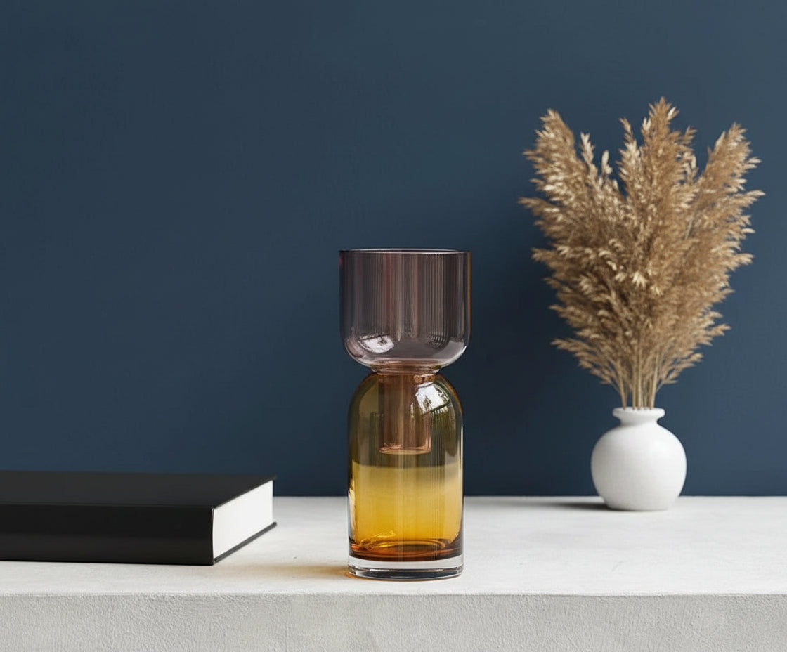 Solei — Stained Glass Art Flower Vase