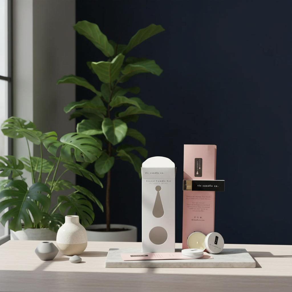 V & W - Travel Candle with Matches