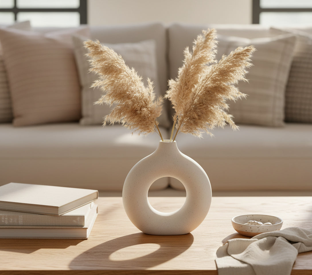 Orbit– Sculptural round vase