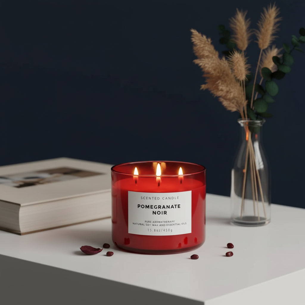 Pomegranate Noir – 3-Wick Soy Candle