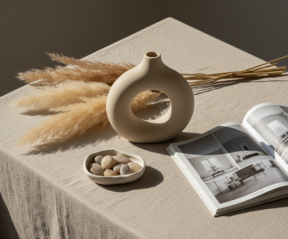 Orbit– Sculptural round vase