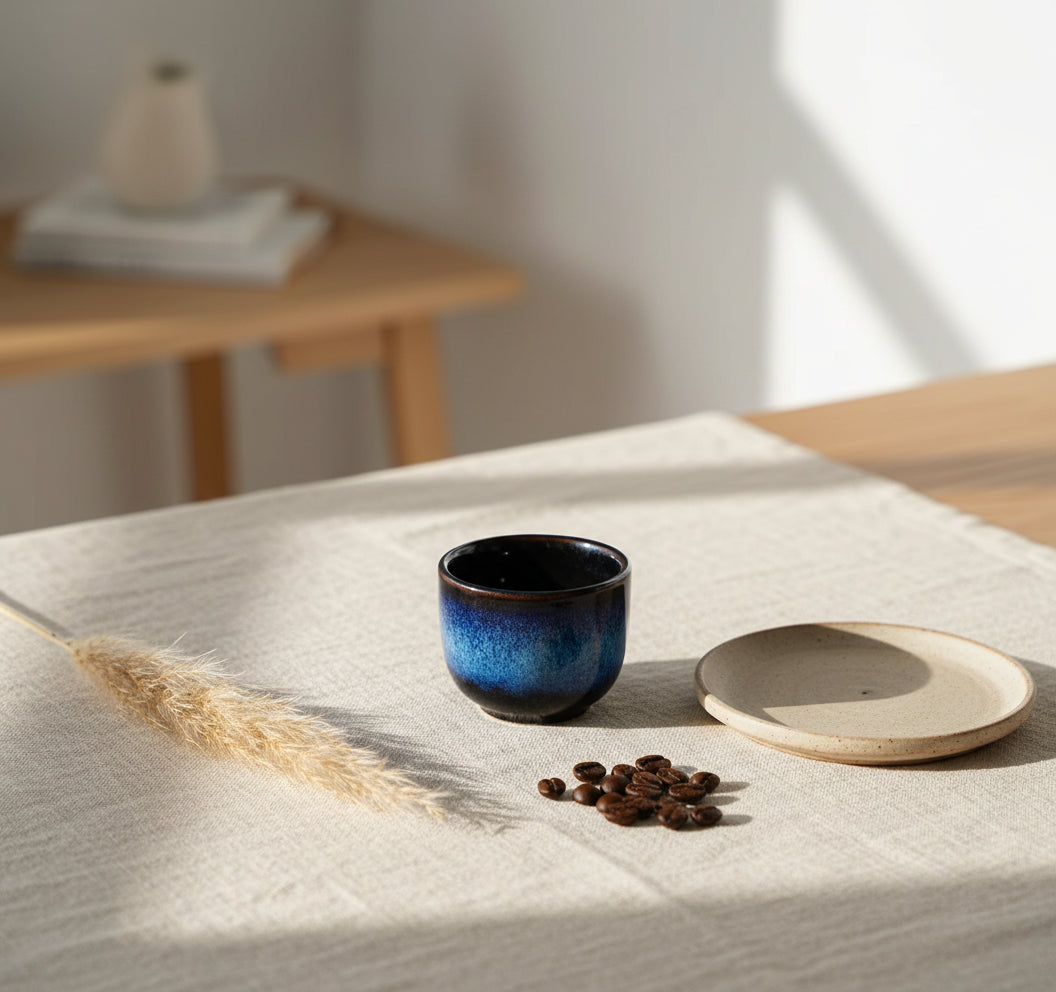 Sora — Deep Blue Ceramic Sake Set