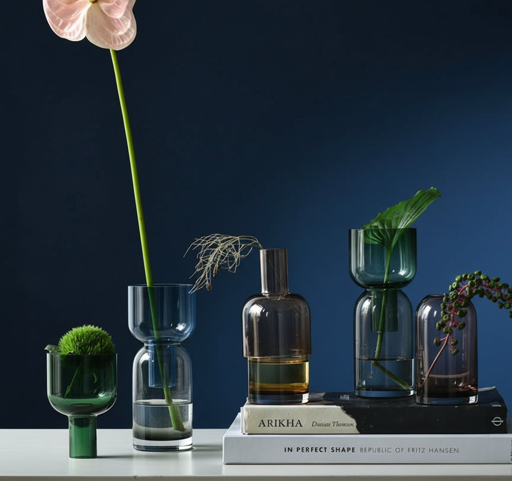 Solei — Stained Glass Art Flower Vase