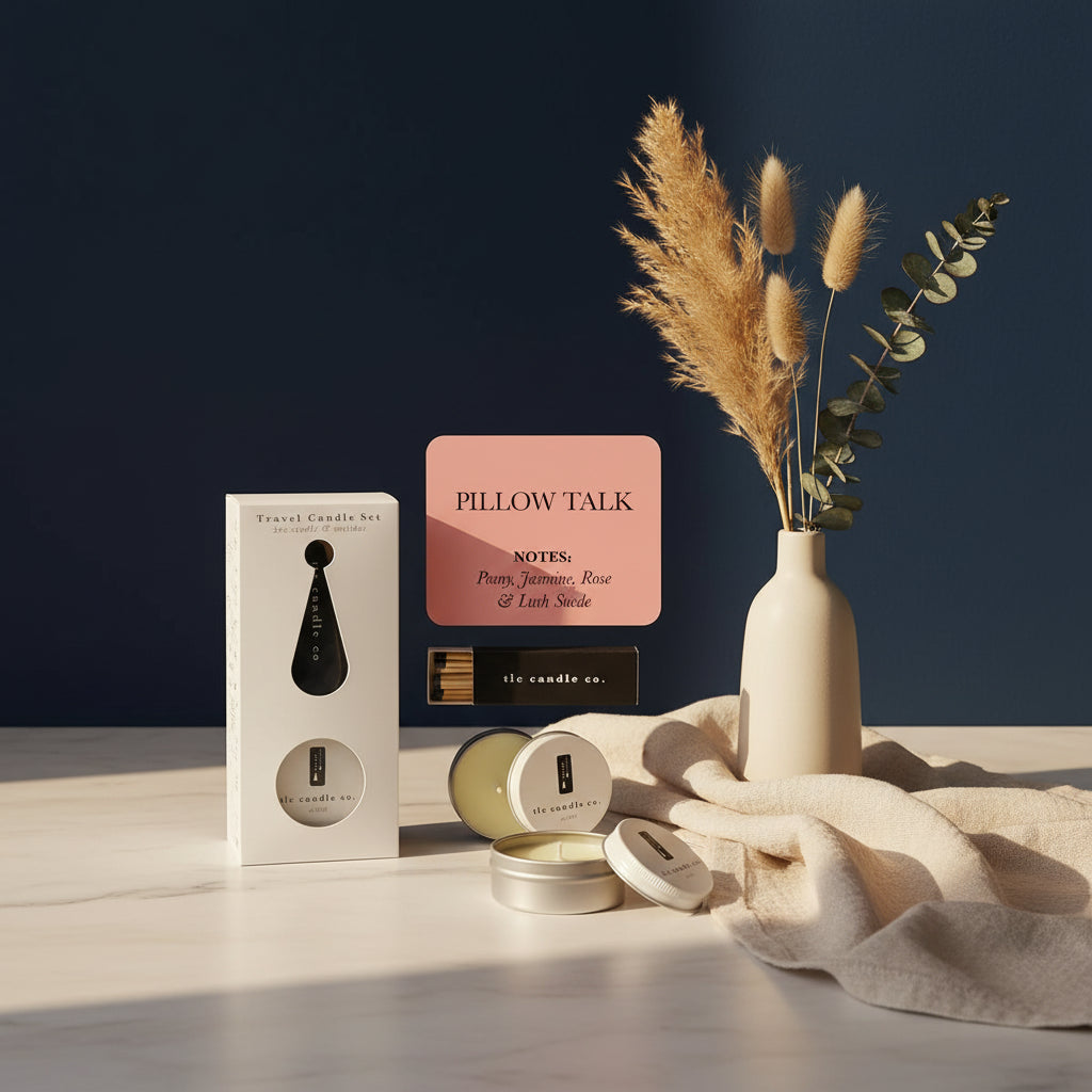 Pillow Talk – Travel Candle with Matches