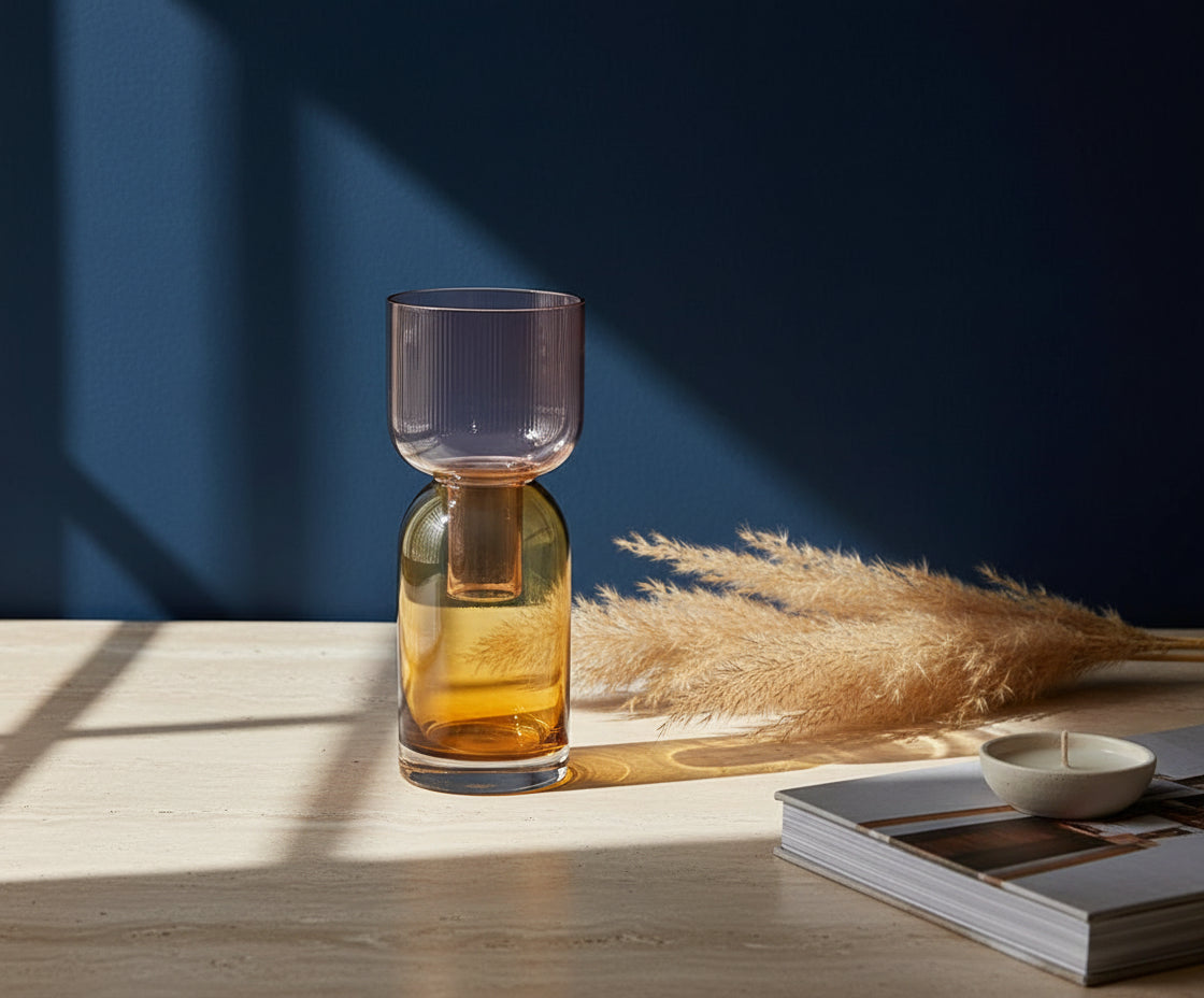 Solei — Stained Glass Art Flower Vase