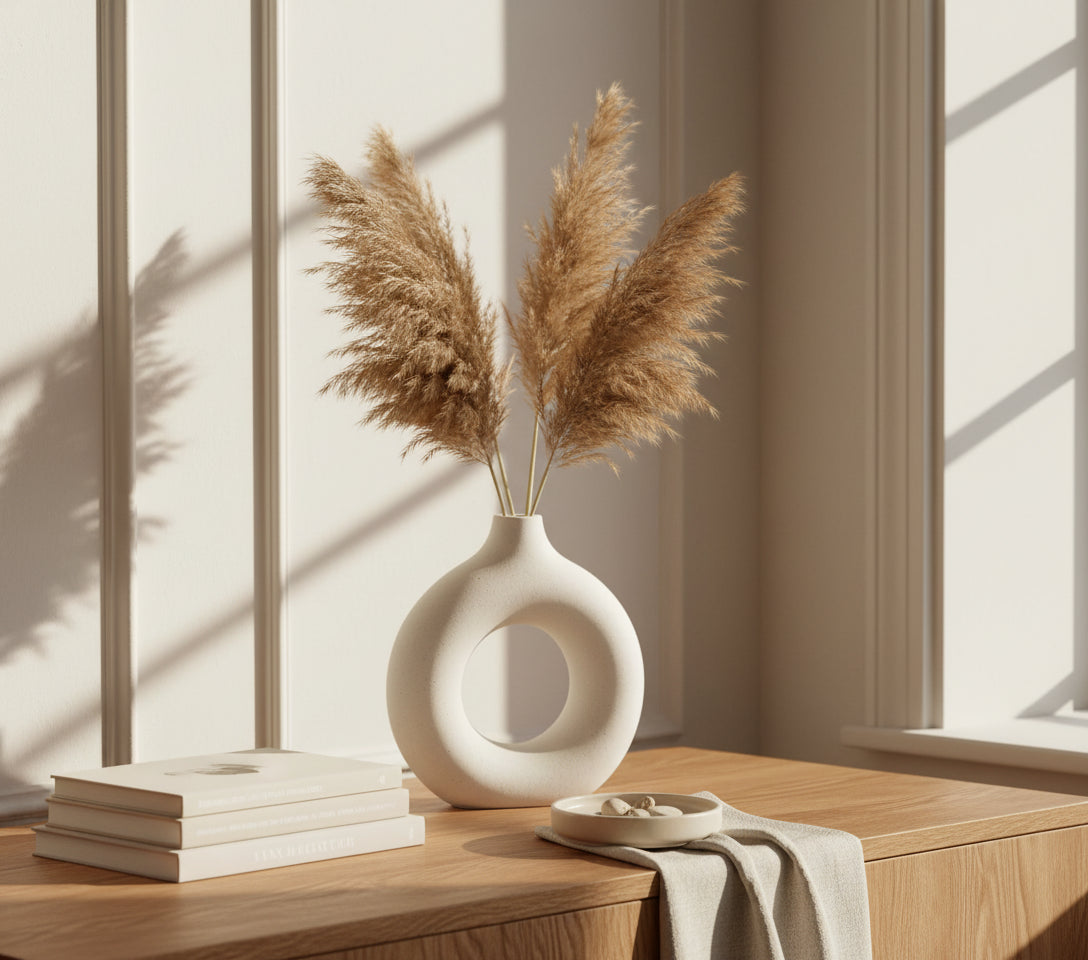 Orbit– Sculptural round vase
