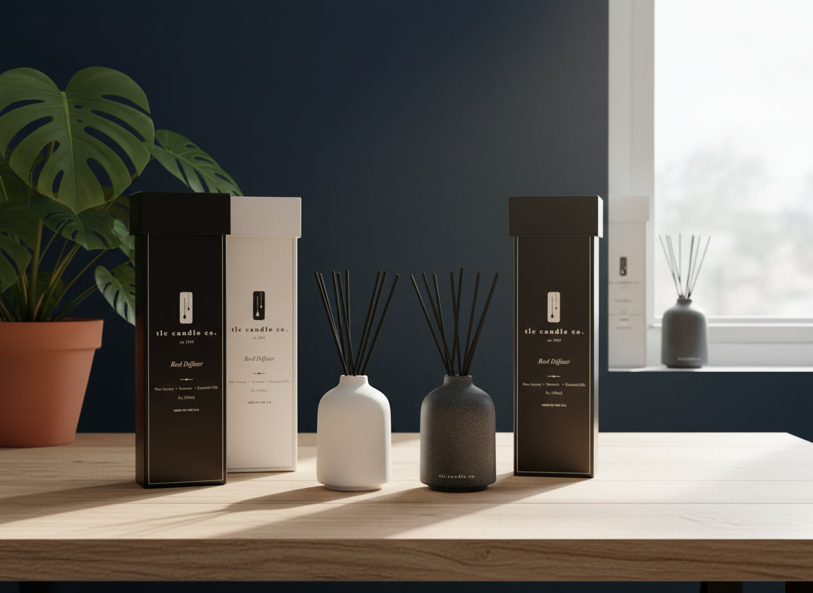 Vinyl & Whiskey — Warm Rustic Reed Diffuser