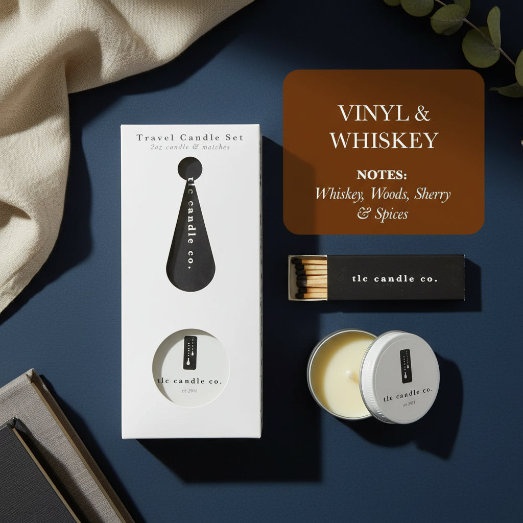 V & W - Travel Candle with Matches