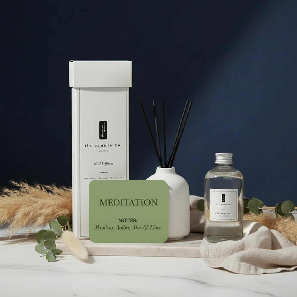 Meditation — Bamboo Amber Aloe Reed Diffuser