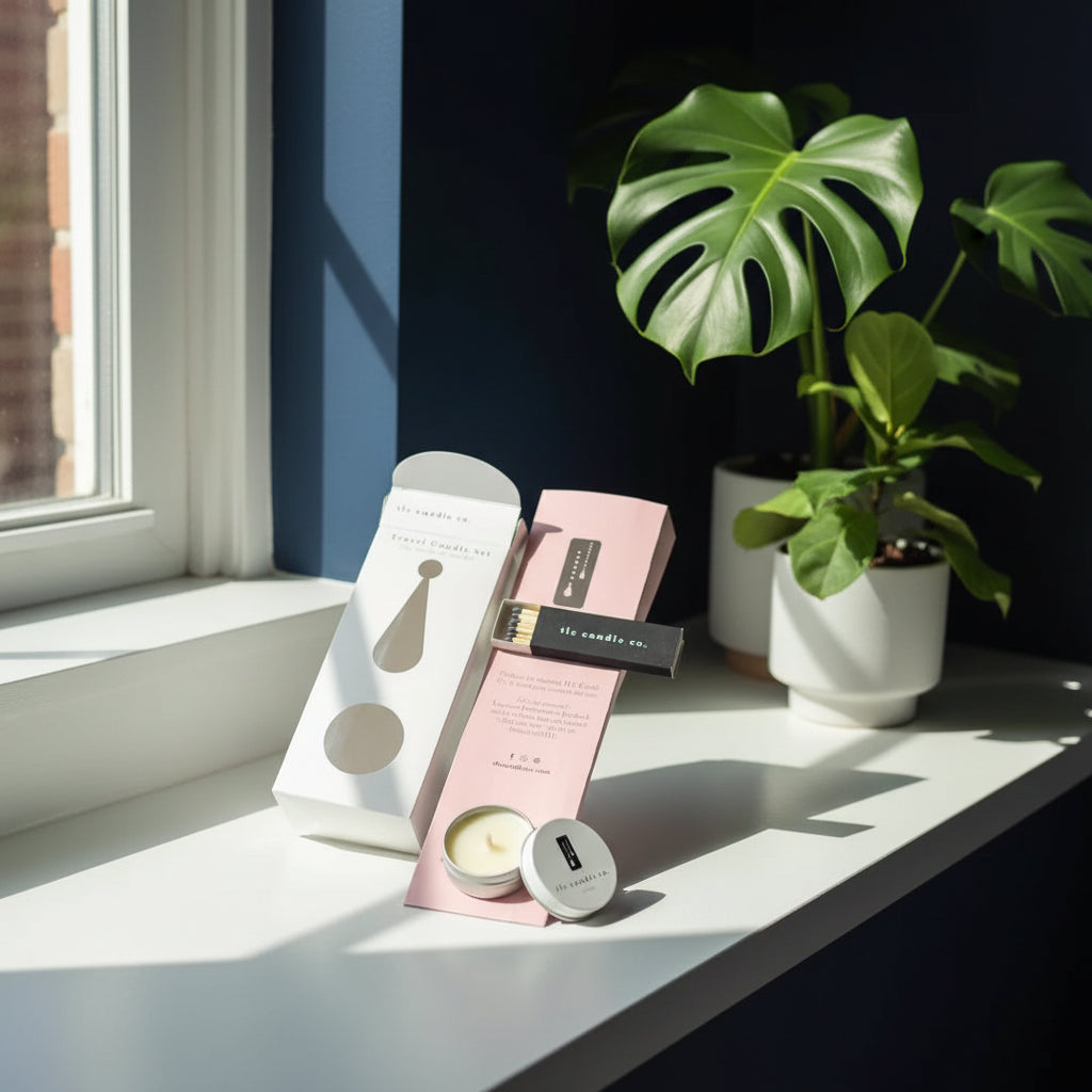 Create — Tropical Coconut Milk Travel Candle with Matches